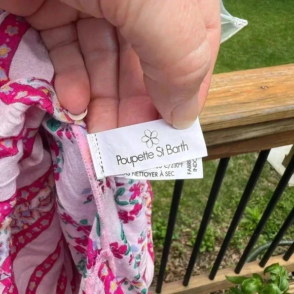 Poupette St. Barth Lisa Mini Dress size M/L - Picture 5 of 5